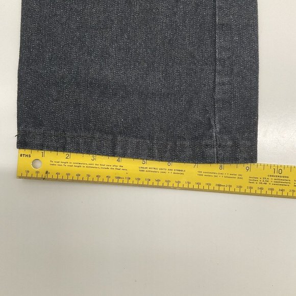 Mens Jeanetix Black Dress Jeans Sz 38 X 31 Tapered Leg Comfort Fit - Picture 11 of 11